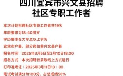 兴文县最新招聘有哪些岗位和要求？