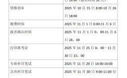 2025国考笔试何时考？