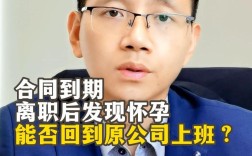 离职前怀孕，还能回旧公司吗？