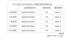 公司代缴社保证明如何开具？