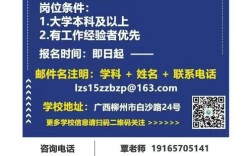 柳州市招聘有哪些岗位和要求？