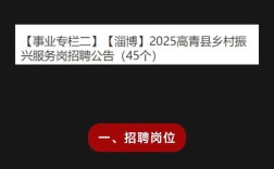 高青招聘信息网有哪些岗位信息？