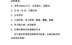 如何写招聘信息