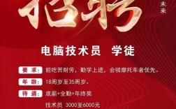 电脑技术员招聘，技能要求有哪些？