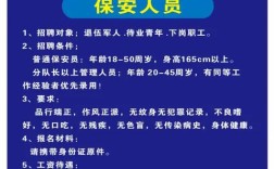 增城保安招聘有哪些要求？