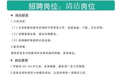 环卫公司招聘有哪些岗位和要求？