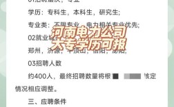 省电力公司招聘，条件是什么？