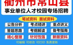 常山招聘信息网有哪些岗位？
