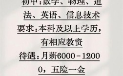 初中数学教师招聘