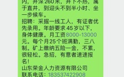 府谷煤矿招聘