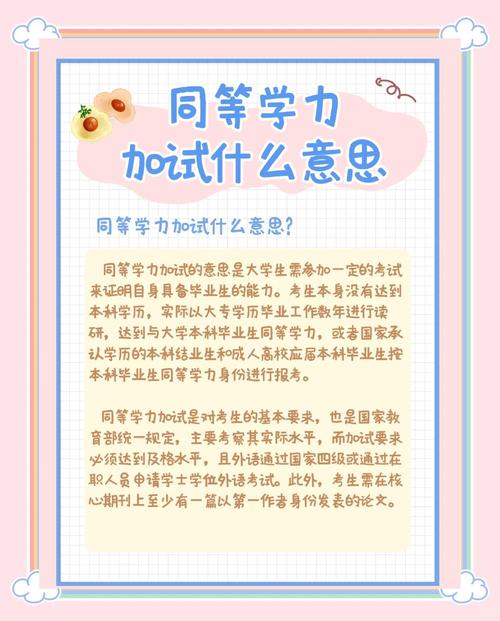 考研同等学力加试到底是什么?-图1 考研同等学力加试到底是什么?-图1