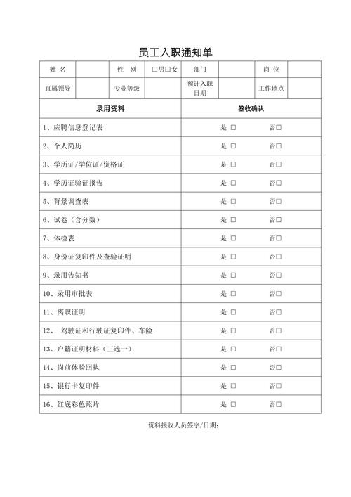 高管入职通知单，核心内容有哪些？-图2