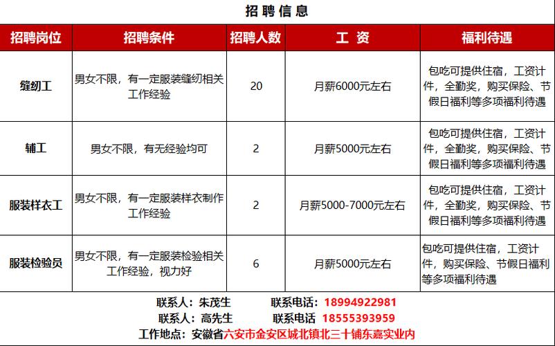 安徽六安最新招聘信息有哪些岗位？-图3
