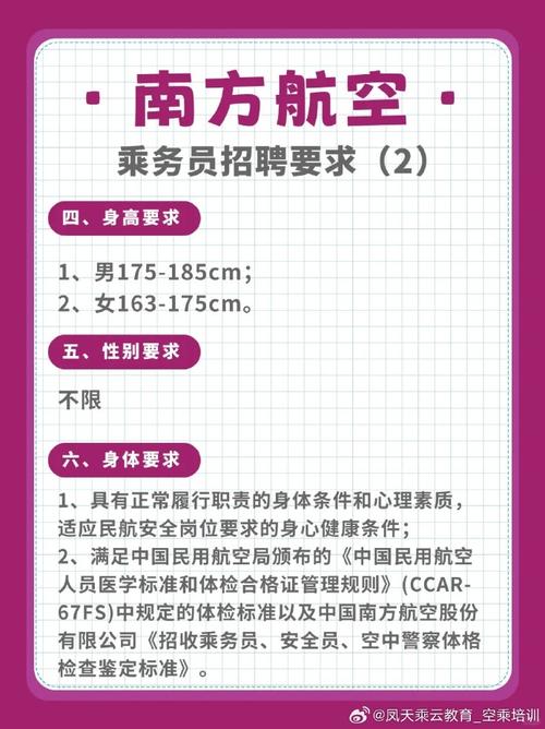南航空乘招聘-图1
