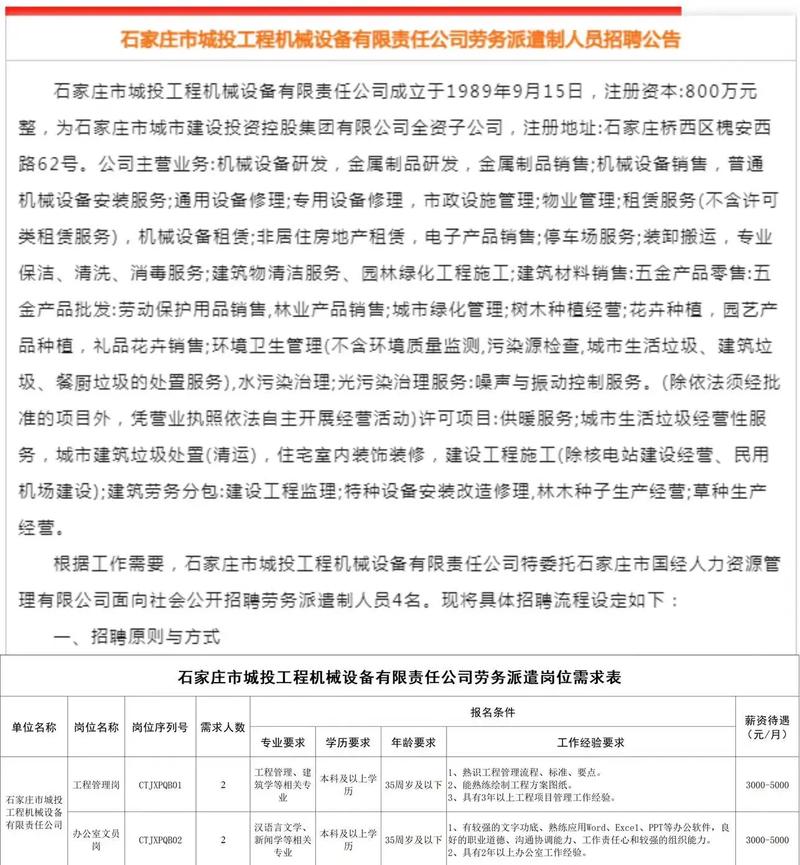 石家庄桥西区招聘有哪些岗位？-图1