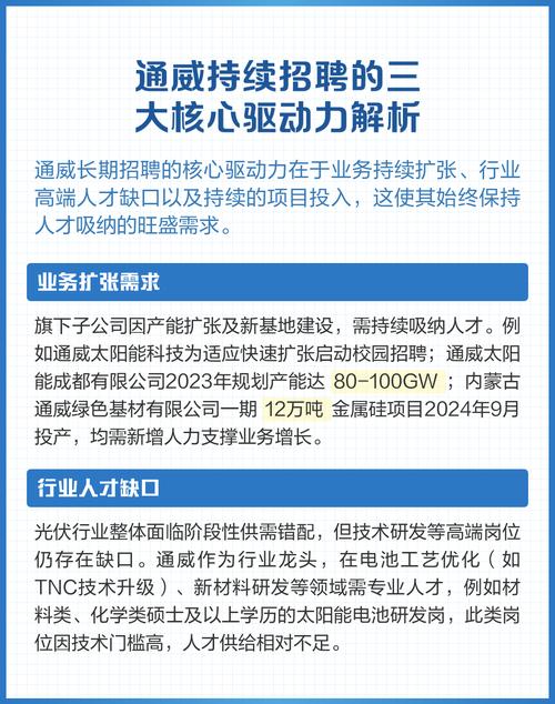 通威太阳能招聘，哪些岗位在招？-图1