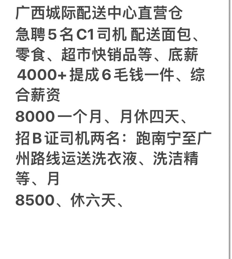 南宁市司机招聘-图2