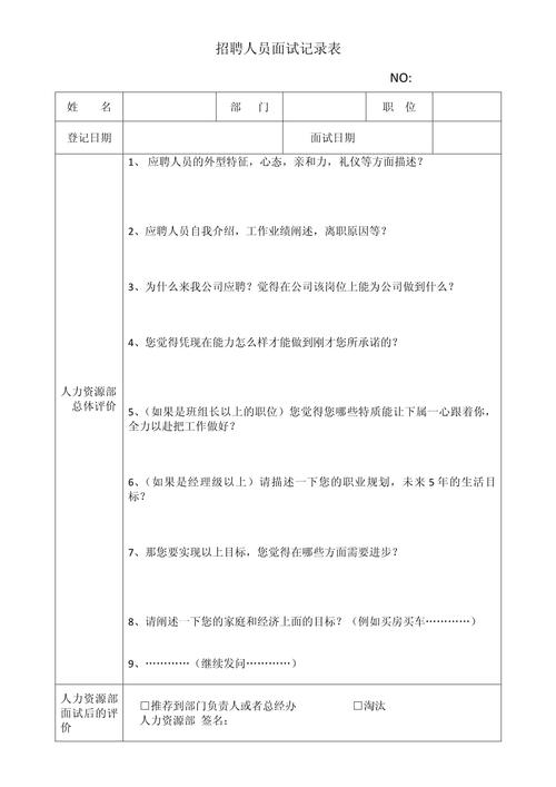 面试表设计有何关键要点？-图1