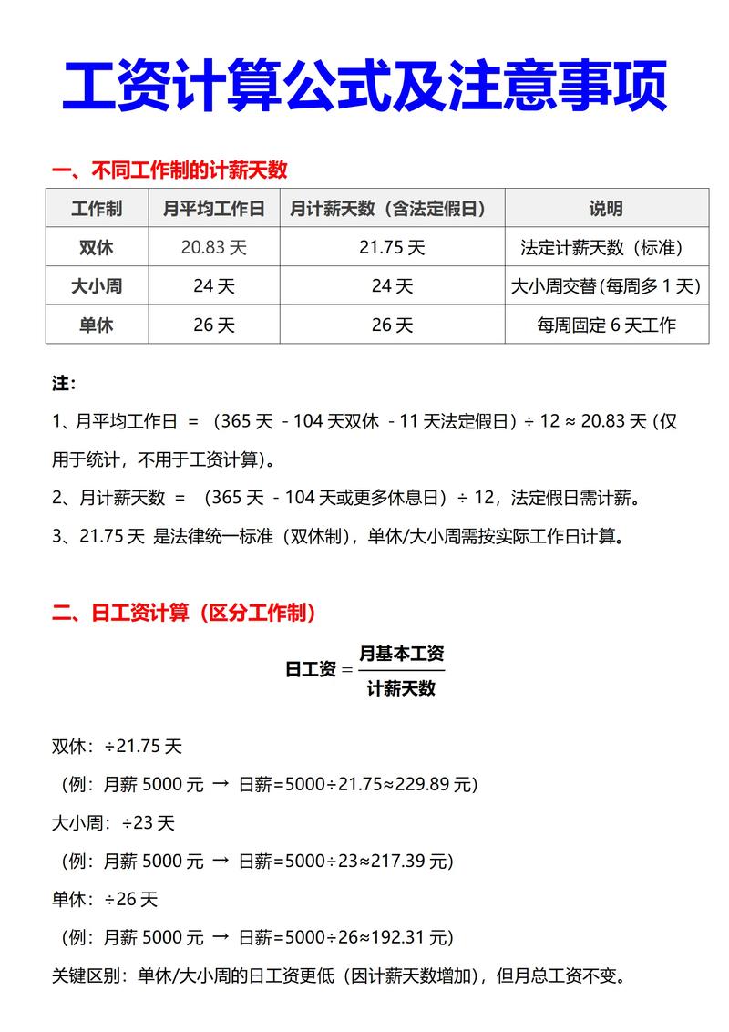 一般公司薪酬计算公式具体是怎样的？-图1