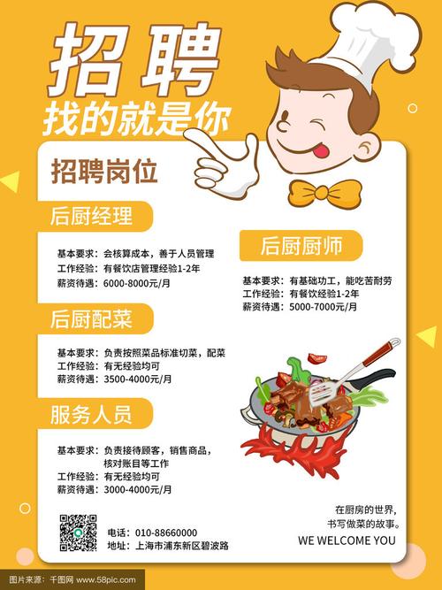 工厂食堂厨师招聘,要求有哪些?-图2 工厂食堂厨师招聘,要求有哪些?-图2