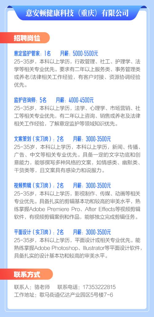 北碚区最新招聘信息有哪些岗位？-图3