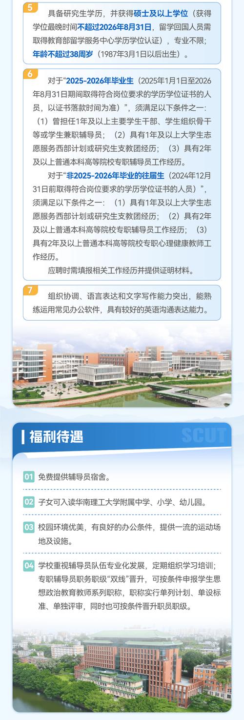 华南理工招聘,具体岗位和要求是什么?-图1 华南理工招聘,具体岗位和要求是什么?-图1