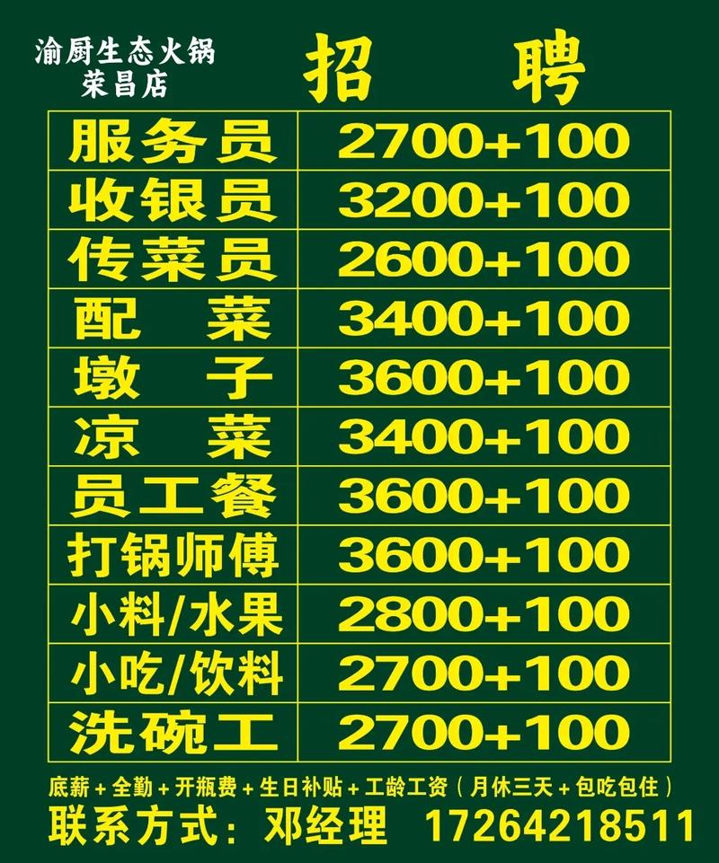 重庆厨师招聘信息有哪些岗位要求？-图1