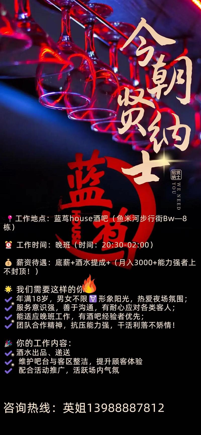 漳州酒吧招聘，薪资待遇如何？-图1