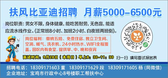 宝鸡市有哪些招聘信息？-图2