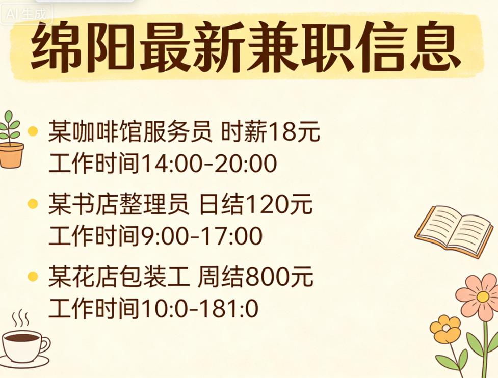 绵阳有哪些最新工作招聘信息？-图3