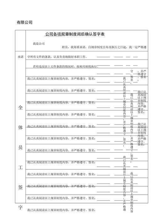 签字确认表是否代表员工已认可公司制度？-图1